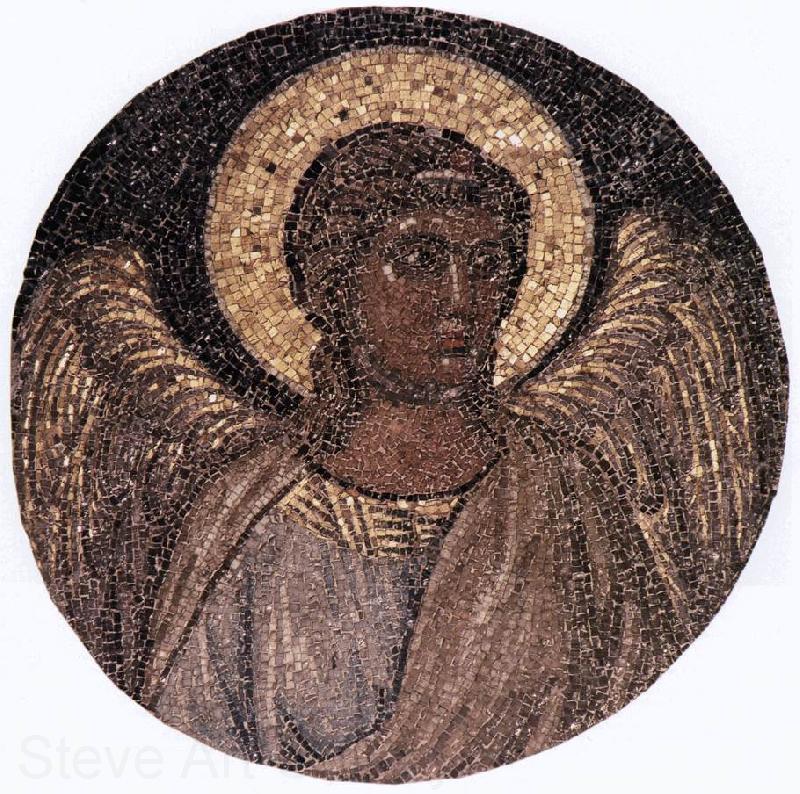 GIOTTO di Bondone Tondo with Angel sh Norge oil painting art